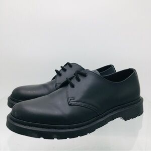 Dr. Martens Black Leather Men's Oxfords Shoes Size US 12 M